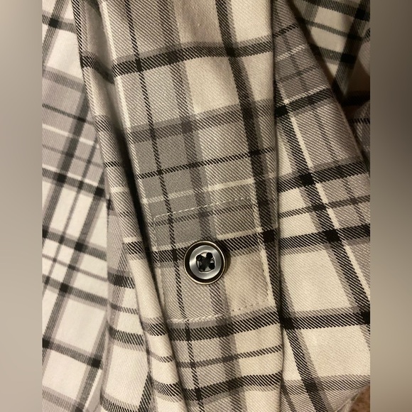 EXPRESS Men’s Grey White & Black Shirt - Size M - Picture 8 of 8